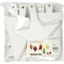 Kartonnen figuren - Kerstversiering - wit - 5 x 20 st