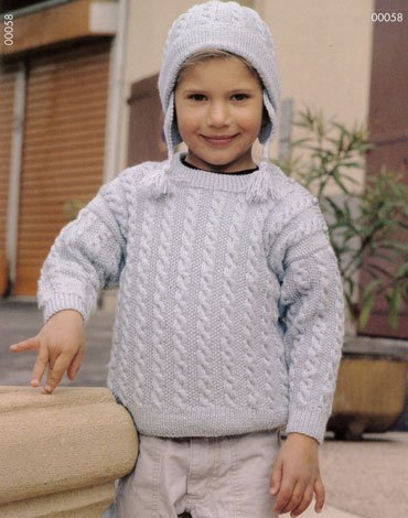 Breipatroon - Trui, vest, broek en mutsen