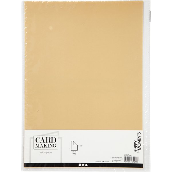 Perkamentpapier - naturel - A4 - 10 vellen Perkamentpapier - naturel - A4 - 10 vellen