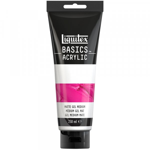 Acryl medium - Liquitex Basics Additives - 250ml - Tube Matt Gel Medium