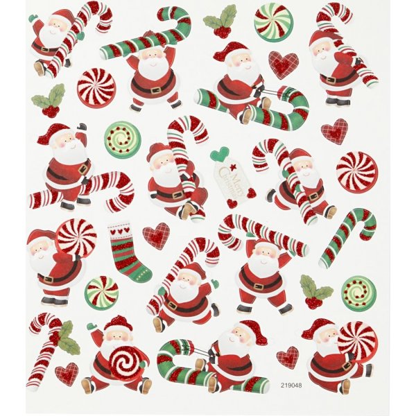 Stickers - Kerstman en Polka Pig Stick