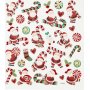 Stickers - Kerstman en Polka Pig Stick