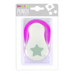 Punchster 3,8 cm - Roze/wit Punchster 3,8 cm - Roze/wit