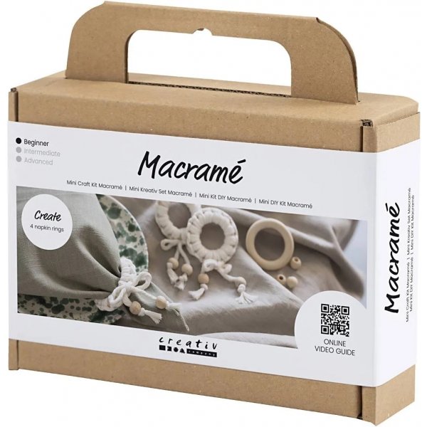 Mini DIY Kit Macram, Servetring