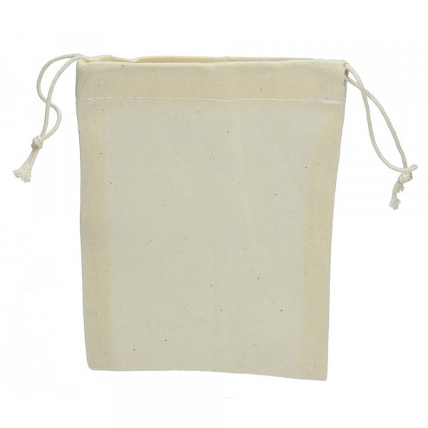 Katoenen tas 15x10 cm - naturel
