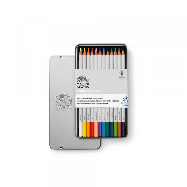 Winsor & Newton aquarelpotlodenset - 12 potloden