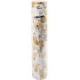 Cadeaupapier - beige - rood - Rendier - 100 m