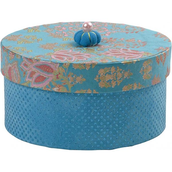 Ronde dozen van papier-maché - 3 st Ronde dozen van papier-maché - 3 st