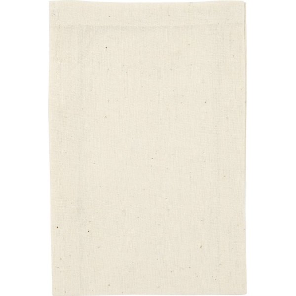 Katoenen tassen - lichte natuur - 10 x 15 cm - 4 st