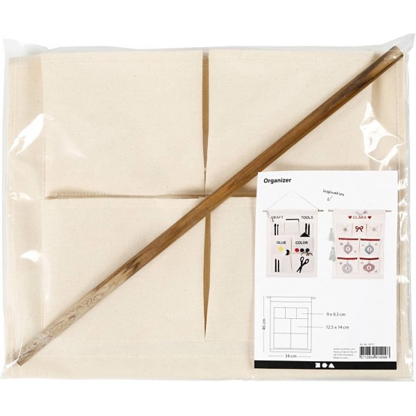 Hanger met 7 zakken Hanger met 7 zakken