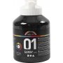 Schoolverf - Acryl - zwart - glanzend - 500 ml