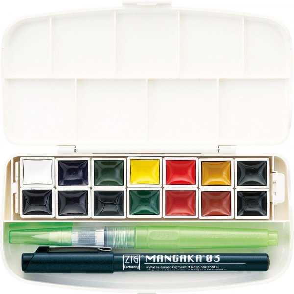 Aquarelverfset - Transparant