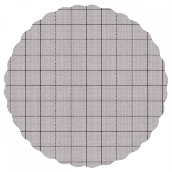 Dekzeil PVC Rond Vierkant - Grijs