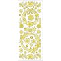 Stickers - goud - kerststerren