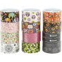 Ducttape - patroon - gemengde kleuren - 12 x 5 m