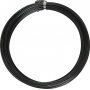 Aluminiumdraad - 2 mm - zwart - 10 m