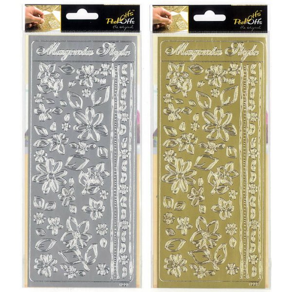Peel-offs - Bloemen en bladeren Peel-offs - Bloemen en bladeren