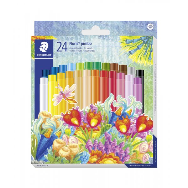 Oliepastel Noris Jumbo 11mm - 24 kleurpotloden