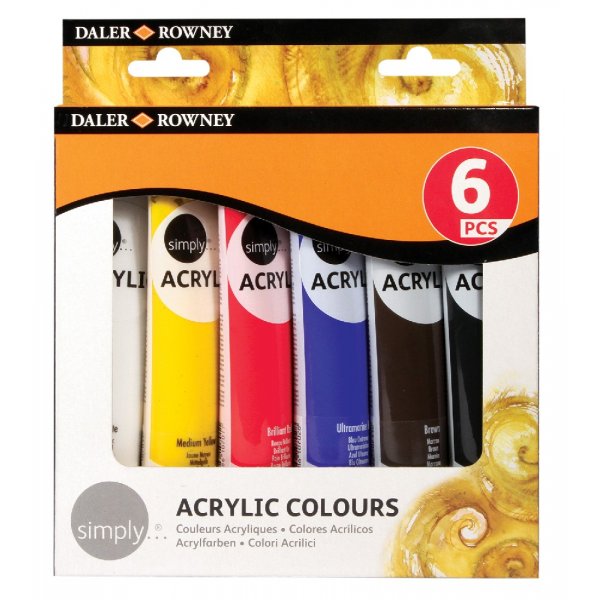 Simply Acrylset - 6x75 ml