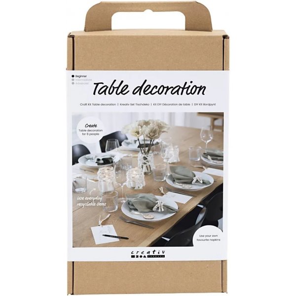 DIY-pakket Tafeldecoratie, naturel