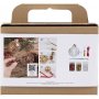 Mini DIY Kit Kerstboomballen - Pailletten
