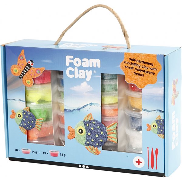 Foam Clay® Geschenkdoos - gemengde kleuren Foam Clay® Geschenkdoos - gemengde kleuren