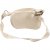 Schoudertas van canvas, licht naturel, 18 cm, verstelbare schouderband.