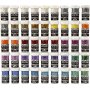 Glitter - gemengde kleuren - 46 x 20 gr