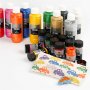 Textile Colour - gemengde kleuren - parelmoer - 10 x 50 ml