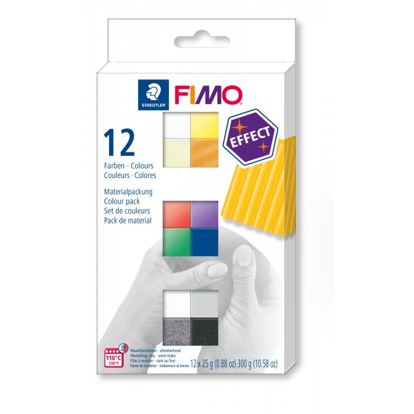 Modeling Fimo Effect 25g 12 kleuren - Kleurenset 1