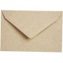 Gerecyclede envelop - naturel - 7,8 x 11,5 cm - 50 st