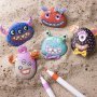 DIY Kit Steendecoratie, gemengde kleuren, Monster