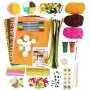 Maxi DIY Mix Grappige Monsters, gemengde kleuren