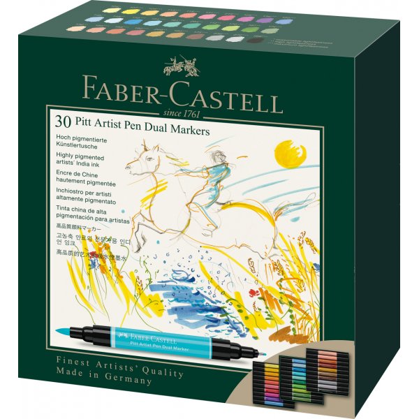 Tekenpen - Faber-Castell - Pitt Artist Dual Marker - 30 st