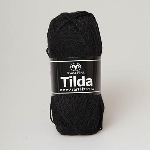 Zwart schaap Tilda garen 50g