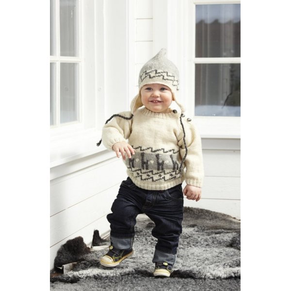 Breipatroon - Vest, trui en poncho met lama's, muts en sokken