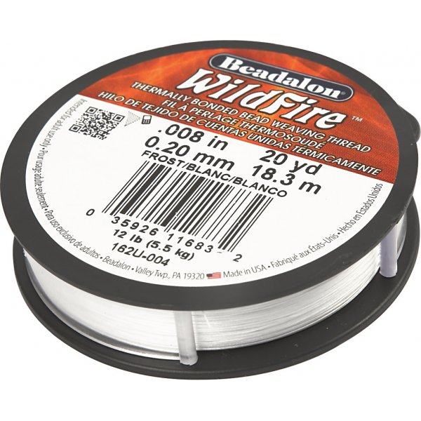 Sieradendraad - wit - 18 m