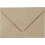 Gerecyclede envelop - naturel - 7,8 x 11,5 cm - 50 st