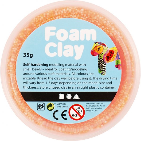 Foam Clay - neonoranje - 35 gr