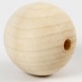 Houten kralen - 50 mm - 4 st