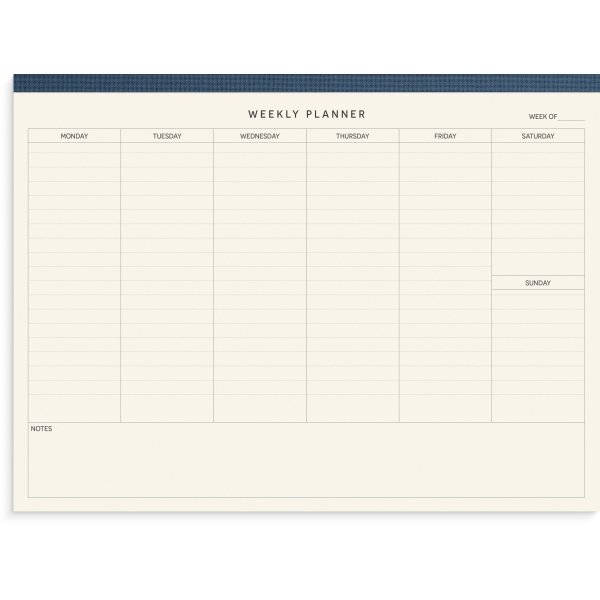 Weekplanner - ongedateerd
