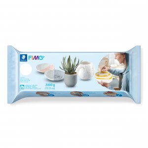 Fimo boetseerklei Air light 2000 g - wit