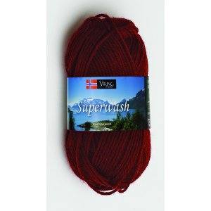 Vikinggaren Superwash 50g - Bordeaux (161) Vikinggaren Superwash 50g - Bordeaux (161)