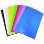 Decoratief rubber - Zachte vellen 10 stuks glitter Decoratief rubber - Zachte vellen 10 stuks glitter