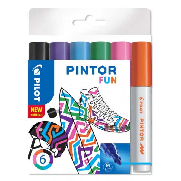 Vezelpotlodenset Pilot Pintor (Fun Mix) - Medium
