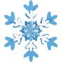 Laag-op-laag ponsen - Sneeuwvlok - 3 st