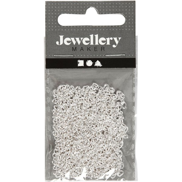 Ketting - verzilverd - 2 m Ketting - verzilverd - 2 m