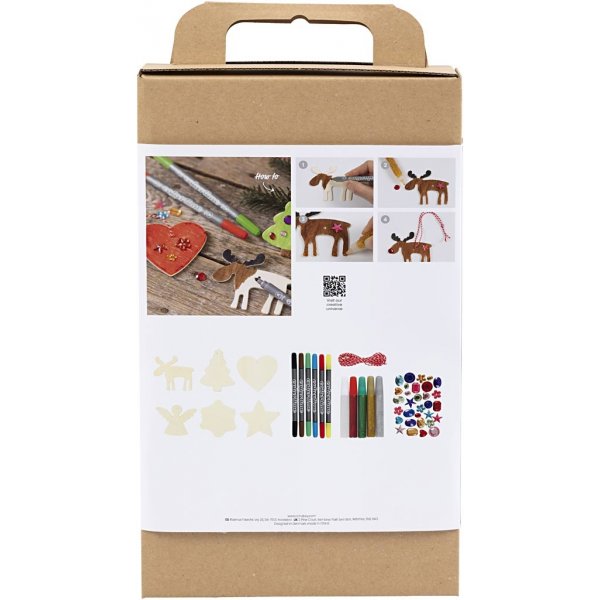 DIY Kit Kerstversiering - Kleurplaten DIY Kit Kerstversiering - Kleurplaten
