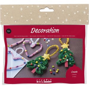Mini DIY-pakket - Kerstharten en kerstbomen Mini DIY-pakket - Kerstharten en kerstbomen