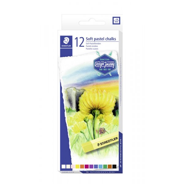 Zachte pastelkleuren - 12 kleurpotloden